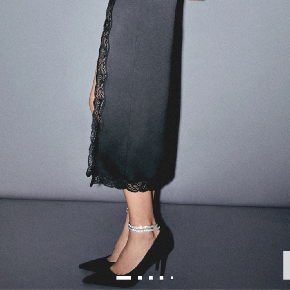 Mango Black Heels with Ankle Strap - Picture 5 of 5